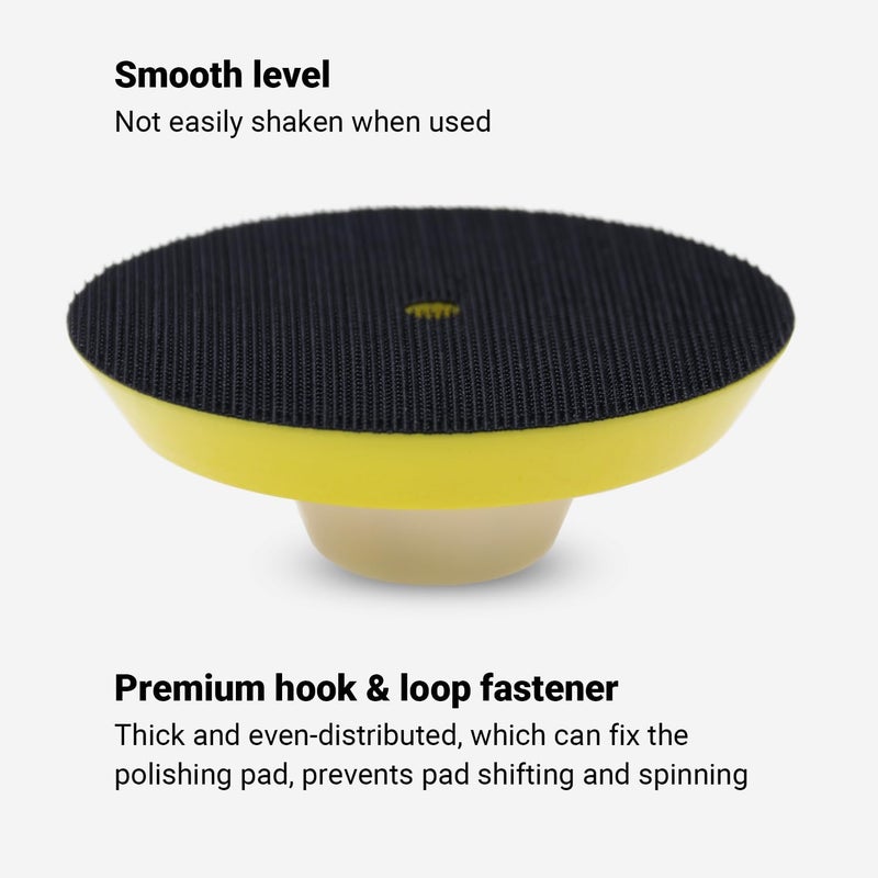 ComeFloor 7" Hook and Loop Rotary Backing Pad, 5/8"-11 Thread Backer Pad for Rotary Polishing Machine - Image 5